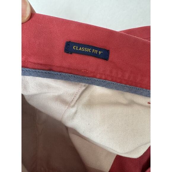 Ralph Lauren 9" Classic Fit Shorts Nantucket Red Preppy 100% Cotton Size 35 * 9 - Picture 9 of 9